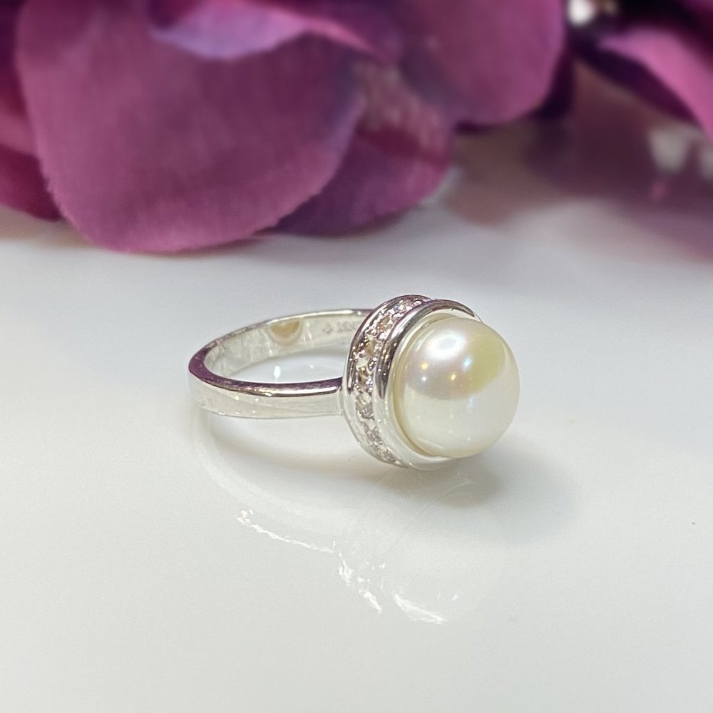 Set of 4: Rhodium Plated Brass Rings